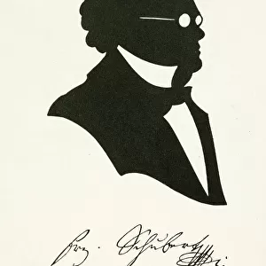 Franz Schubert, Austrian composer (litho)