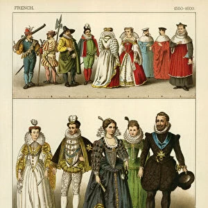 French Costume 1550-1600