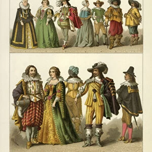 French Costumes 1600