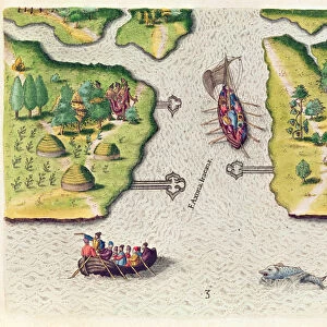 The French Discover Two Other Rivers, from Brevis Narratio