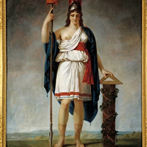 The French Republic year II. Allegory of the republic: at the end of the spear