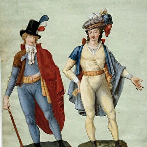 French Revolution: costumes of fantasy revolutionaries who have not been imitated