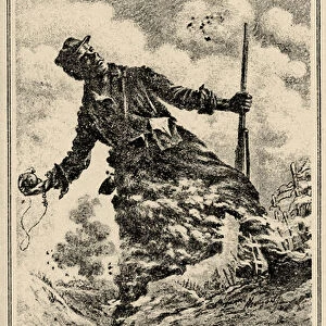 French WWI propaganda poster "Journee du Poilu". 25 et 26 decembre 1915", pub. 1915 (colour litho)