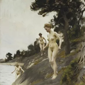 Frightened; Skramda, 1912 (oil on canvas)