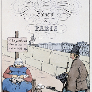 Frontispice of"Souvenir d un loaneur de Paris"by Eugene Forest, ed