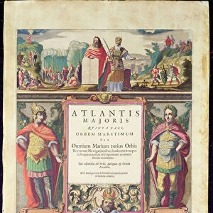 Frontispiece of the Fifth Volume of Janssons Atlas Novus