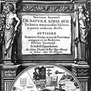 Frontispiece to Robert Fludds Utriusque Cosmi Historia
