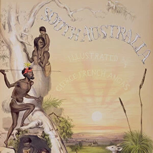 Frontispiece to South Australia, printed 1846 (coloured engraving)