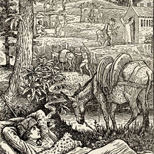 Frontispiece for Travels with a Donkey in the Cevennes