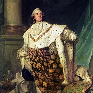Full-length Portrait of Louis XVI (1754-1793), King of France and Navarre (oil on canvas)