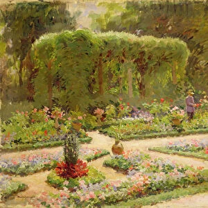 In the Garden, 1923 (oil on canvas)