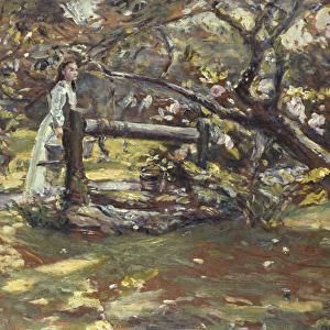 In the Garden, c. 1900 (oil on canvas)