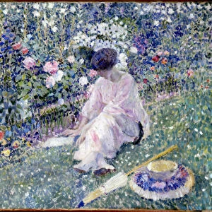 Garden in June, 1911 (oil on canvas)
