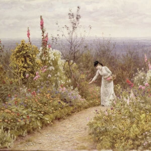 A Garden In October, Aldworth, 1891 (w / c on paper)