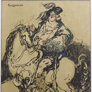 Gargantua, illustration from Characters of Romance, first published 1900 (colour litho)
