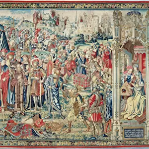 Gathering the Booty, Tapestry of David and Bathsheba, c. 1510-15 (tapestry)