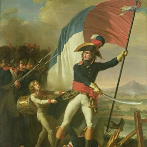 General Augereau (1757-1816) on the Bridge at the Battle of Arcola on the 15th November 1796