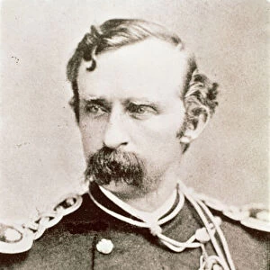 General George A. Custer, 1876 (b / w photo)