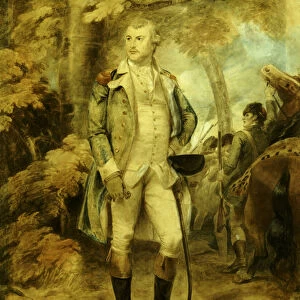 General George Washington (w / c on paper)