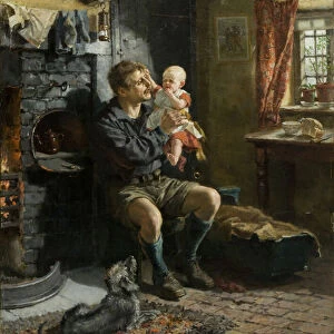 Geordie Haa d the Bairn, 1890 (oil on canvas)