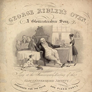 George Ridlers Oven - A Gloucestershire Song (engraving)