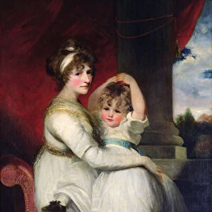 Georgina, Countess of Bathurst and her son, 1792