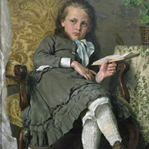 Girl in Chair, 1879 (oil on canvas)