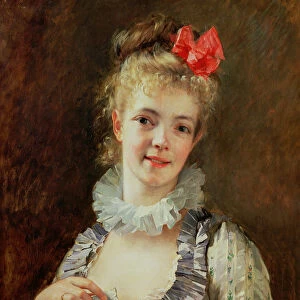Girl with Love Letter, or the Valentine
