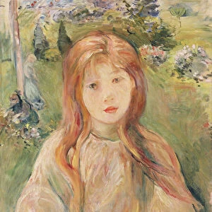 Girl at Mesnil, 1892 (oil on canvas)