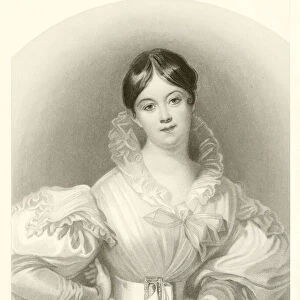 Girl in white dress (engraving)