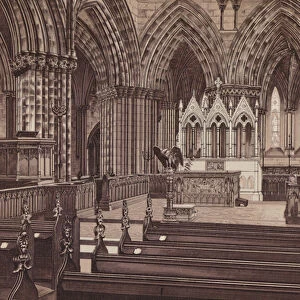Glasgow: The Cathedral, Chancel (litho)