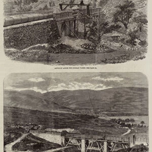 The Glasgow Waterworks, inaugurated by the Queen Last Week (engraving)