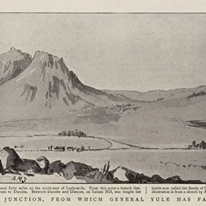 Glencoe Junction, from which General Yule has fallen back upon Ladysmith (litho)