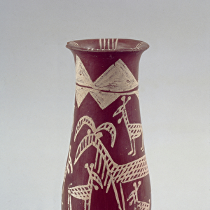 Goblet, Naqada period c. 4000-3100 BC, (painted pottery)