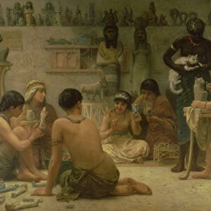 The Gods and Their Makers, 1878 (oil on canvas)