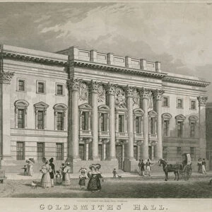 Goldsmiths Hall, London (engraving)