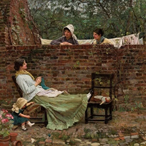 Gossip, c. 1885 (oil on canvas)