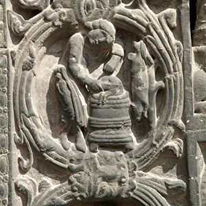 Gothic Art: Pieright of the right-hand portal of the western facade of the Basilica of