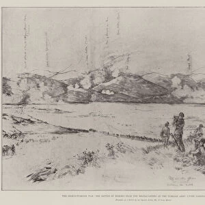 The Graeco-Turkish War, the Battle of Domoko from the Headquarters of the Turkish Army under Marshal Edhem Pasha (litho)
