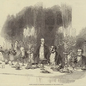 Grand Banquet to Viscount Palmerston by the Reform Club (engraving)
