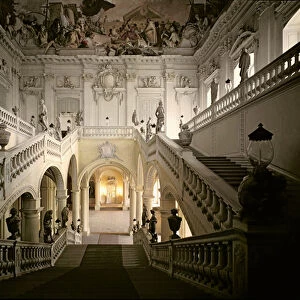 Grand Staircase with frescoed vault, Wurzburg Residence (UNESCO World Heritage List