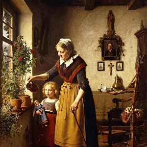 Grandmothers Green Thumb, 1880 (oil on canvas)