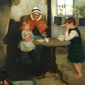 Grannys Blessing (oil on canvas)