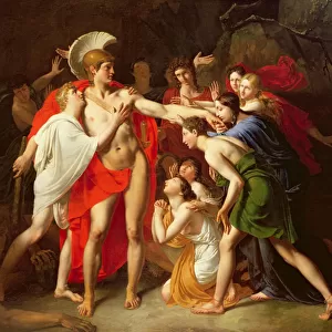 The Gratitude of Thebes, c. 1855 (oil on canvas)