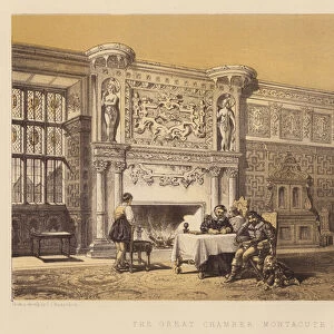 The Great Chamber, Montacute (aquatint)