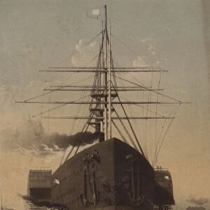 The Great Eastern, Isambard Kingdom Brunels steamship (colour litho)