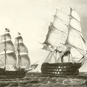 The "Great Harry"Man-of-War (engraving)