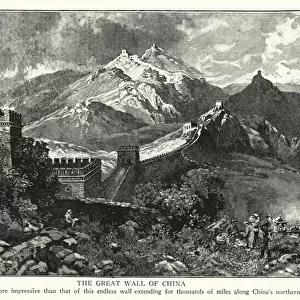 The Great Wall of China (litho)