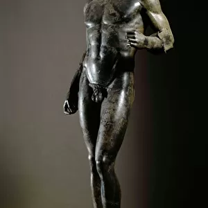 Greek antiquite: bronze statue of riace warriors - Statue A, 460 BC, Dim