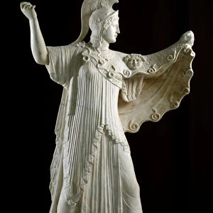 Greek Art: "Athena Promachos"Marble sculpture after a Greek
